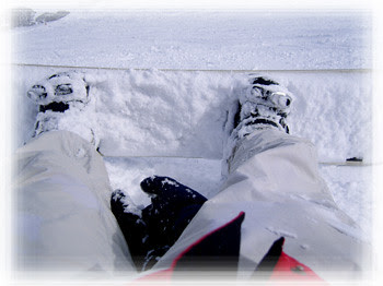 Snow on Snowboard . Falls Creek Australia by Kieny How, on Flickr