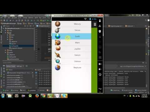 Android Sliding Menu like Facebook, Youtube, Google+