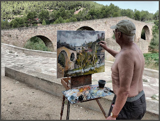 CASTELLBELL I EL VILAR-PINTURA-PAISATGES-PONT-PLUJA-FOTOS-ARTISTA-PINTOR-ERNEST DESCALS-