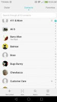 browsing through contacts - Huawei Honor 6x review