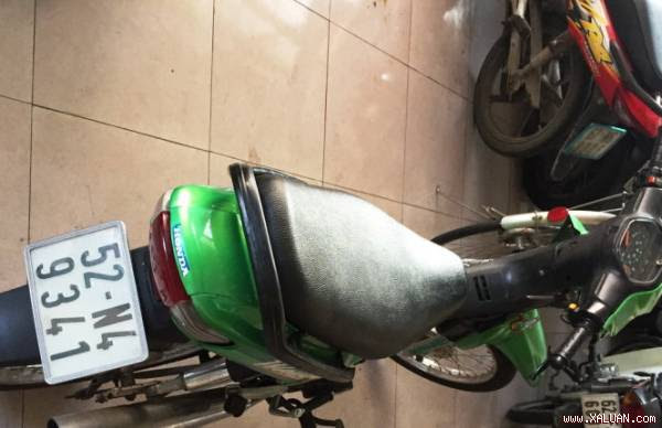 Chiếc xe máy làm phương tiện gây án - Ảnh: Công an cung cấp