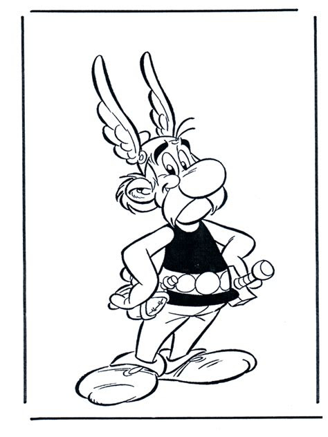 dessins en couleurs  imprimer asterix numero