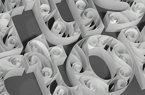 Computer generated quilling