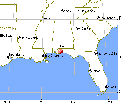 Map Of Pace Florida Pace, Florida (FL 32571) profile: population, maps, real estate 