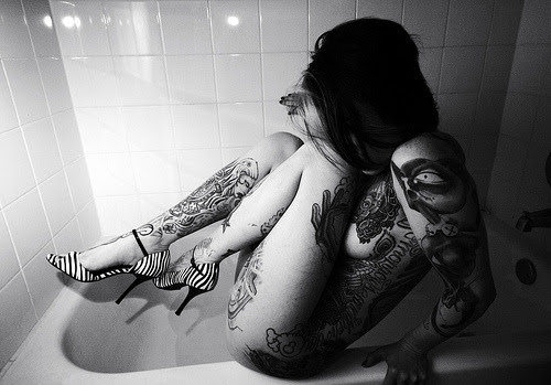 tattooed girl