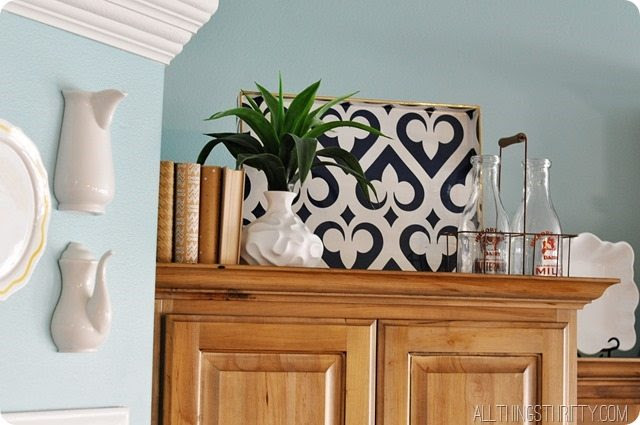 Decorating with Books {How to recover books with paper