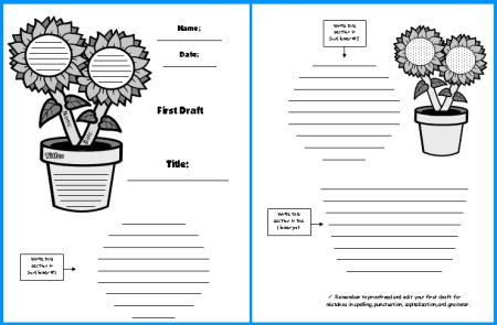 Spring Printable Worksheets: Colorful Creative Writing Worksheets For ...