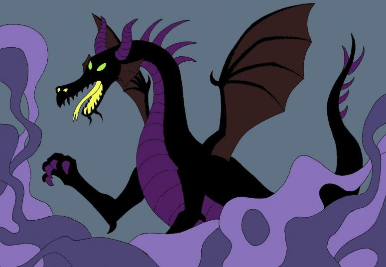 Drawings Section Disney S Sleeping Beauty Maleficent S Dragom Form By The Lonely Dragon Artistic Sub Section
