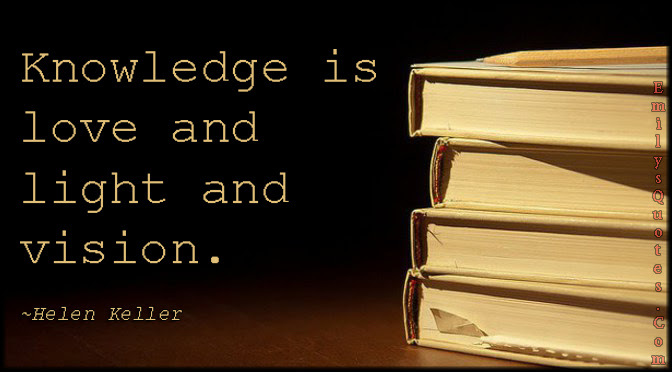 Knowledge is love and light and vision  Popular 