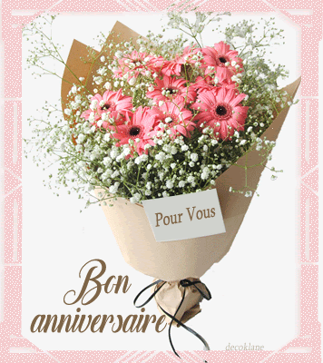 Gif Anime Blinkie Bon Anniversaire Dka Decoklane