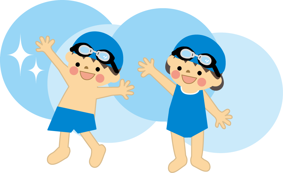 プール 水泳のイラスト 無料イラスト フリー素材