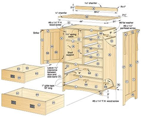 woodworking plans for dressers