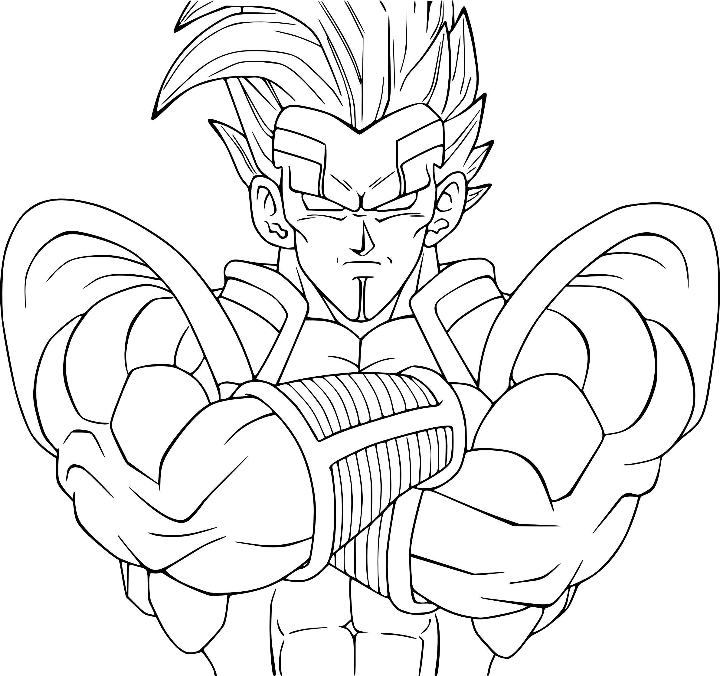 Coloriage Baby Ve a DB GT   imprimer et colorier