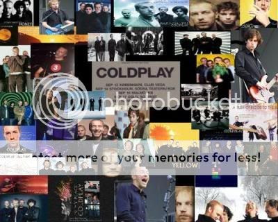 coldplay collage