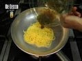 Chitarrina abruzzese con bottarga e uova di salmone