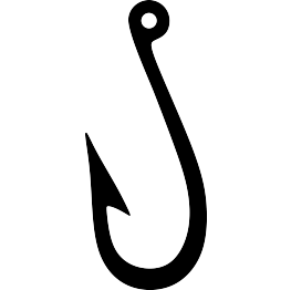 Download Fish Hook Silhouette at GetDrawings | Free download