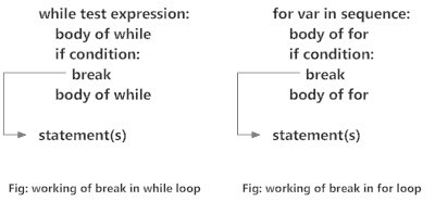 How break statement works in Python