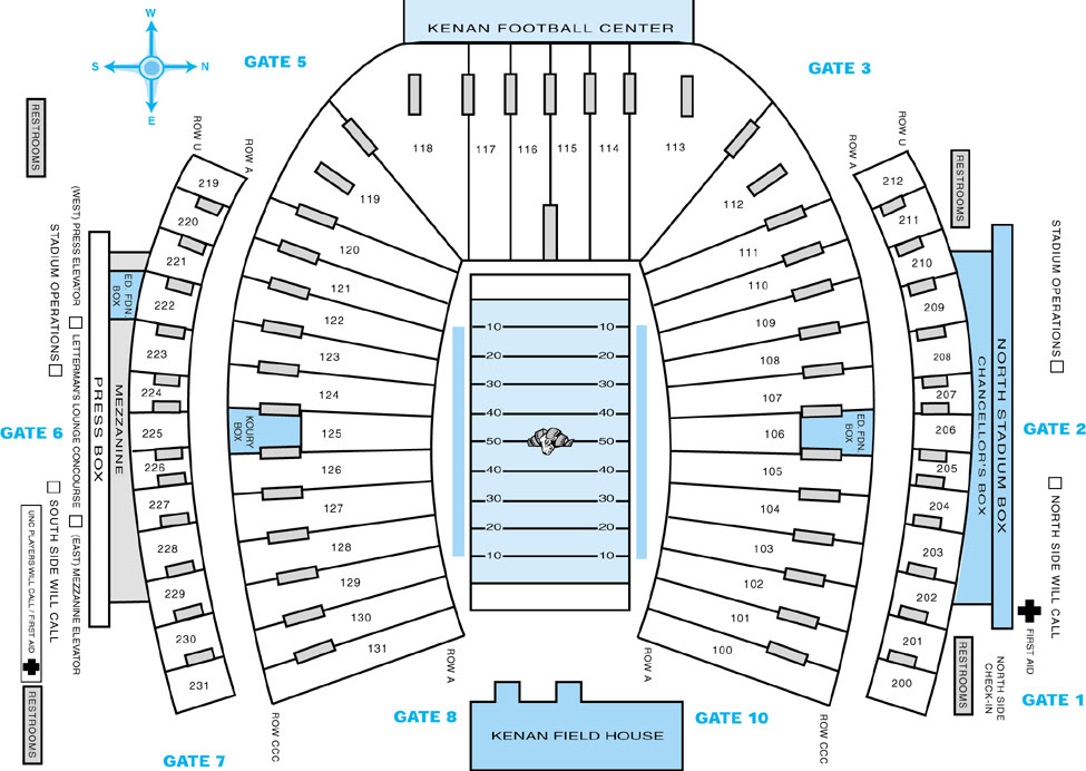 28+ Unc Football Stadium Seating Chart