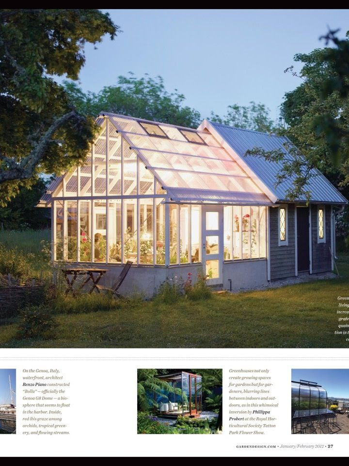 greenhouse | Backyard Houses | Pinterest