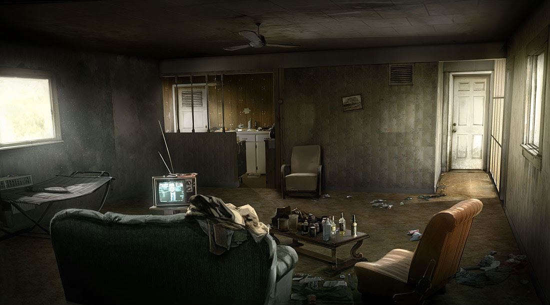 Filthy Living Room - Characters & Art - Heavy Rain