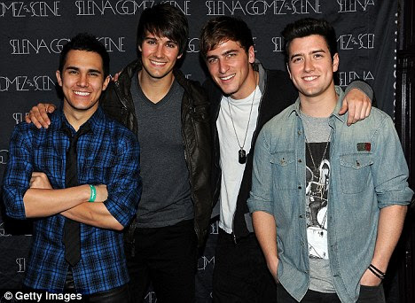 Big Time Rush: Carlos Pena, James Maslow, Kendall Schmidt and Logan Henderson were in attendance