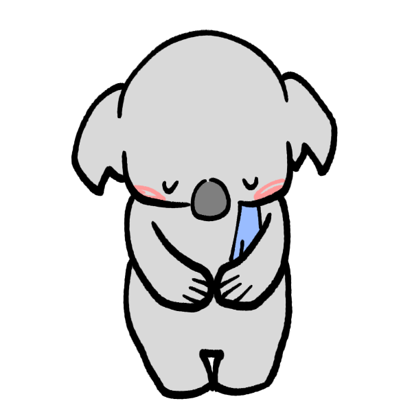 お辞儀をするコアラのイラスト かわいいフリー素材が無料のイラストレイン