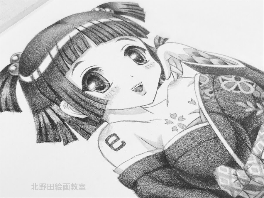 鉛筆デッサンの描き方 Vol 5 イラストの制作 で色 濃淡表現を磨く 北野田絵画教室