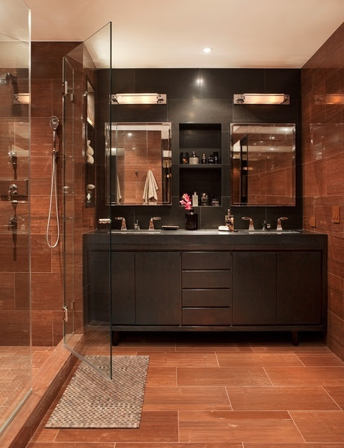 97 Stylish Truly Masculine Bathroom D\u00e9cor Ideas DigsDigs