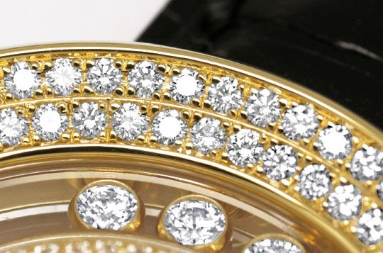 Originalfoto DAMEN CHOPARD HAPPY DIAMONDS 201 BRILLANTEN 18K 16.740€