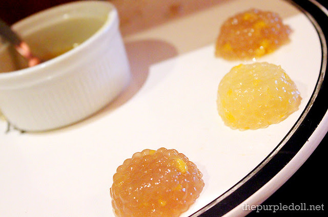 Tapioca with Langka Sauce