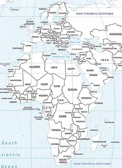 map of eurasia and africa