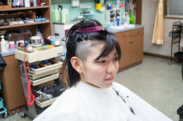 女性の隠れツーブロック 大分県日田市 美容室fuji ヘアカタログ