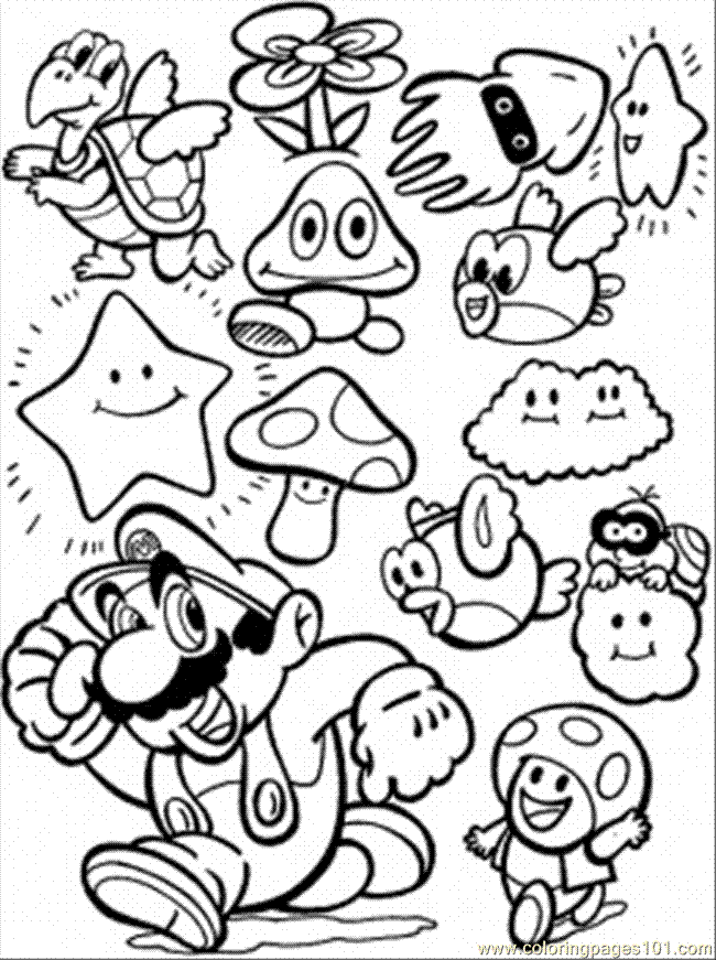 Free Mario Coloring Online, Download Free Mario Coloring ...
