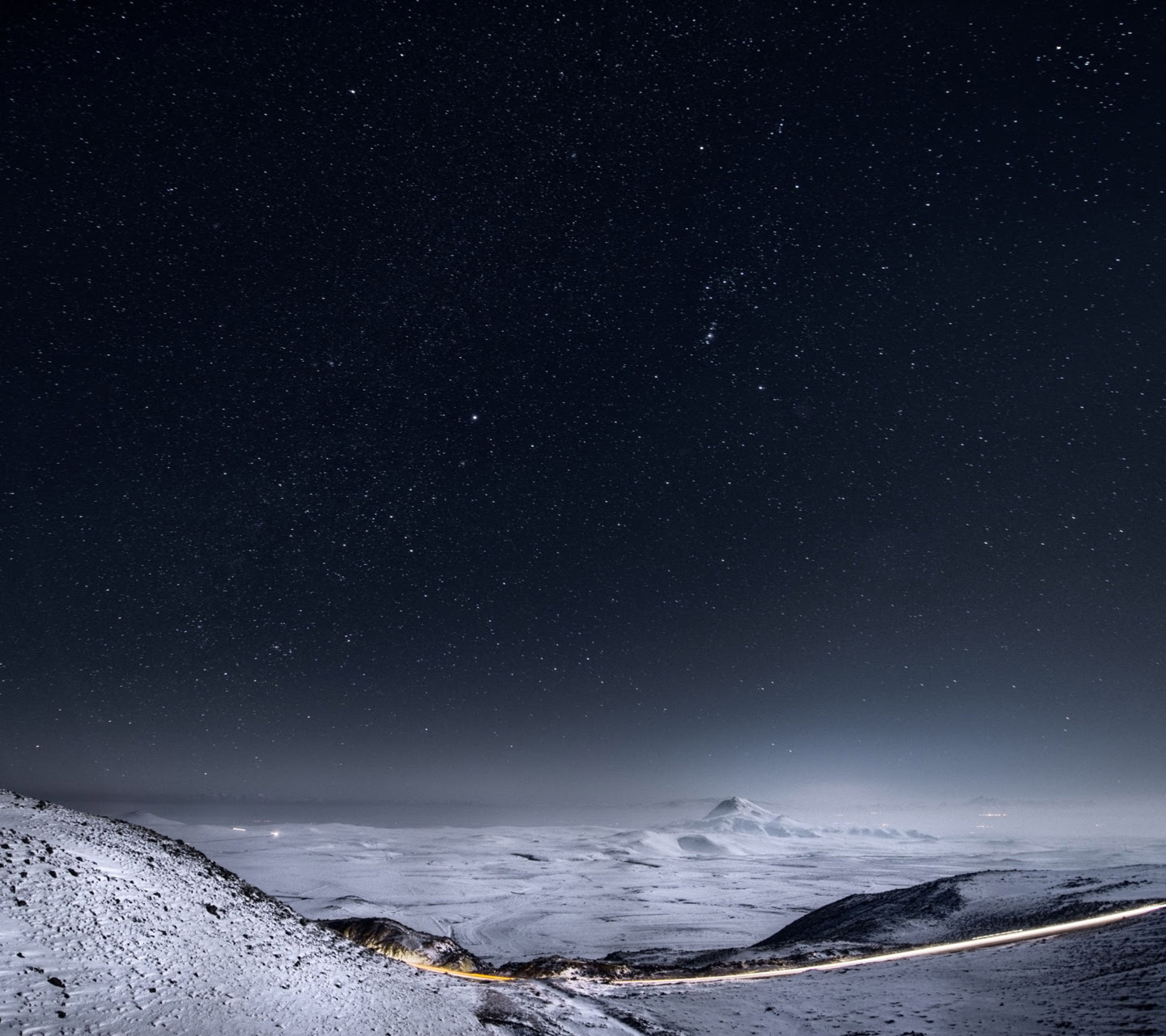Iphone6高清手机壁纸星空雪地 手机壁纸大全 爱周末