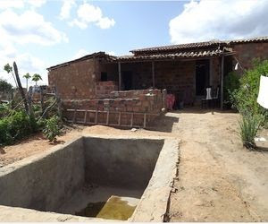 A casa de Maria José que aos poucos começa a tomar forma (Foto: Joelma Gonçalves/G1 SE)
