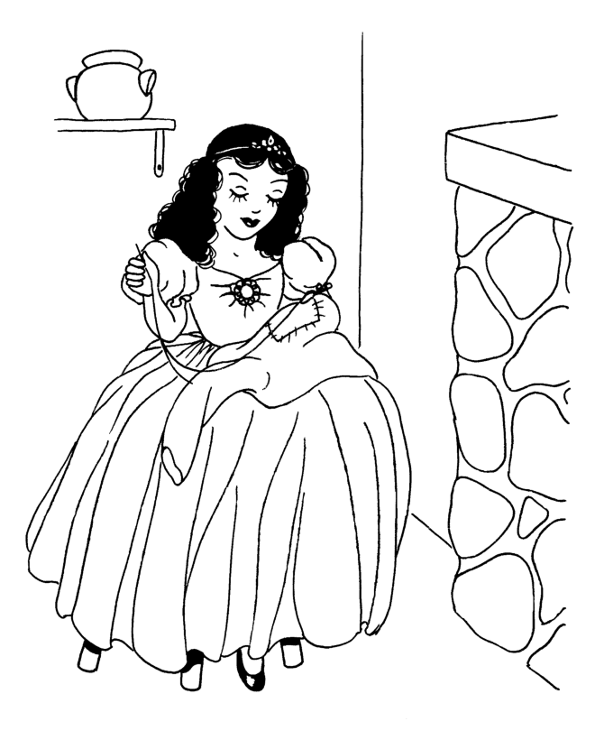 Free Snow White Pictures To Color, Download Free Snow White ...