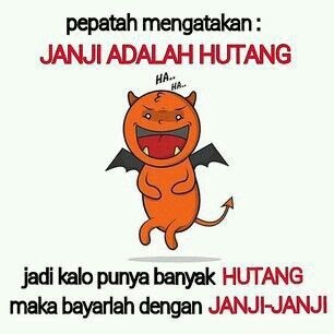 kata mutiara janji bohong