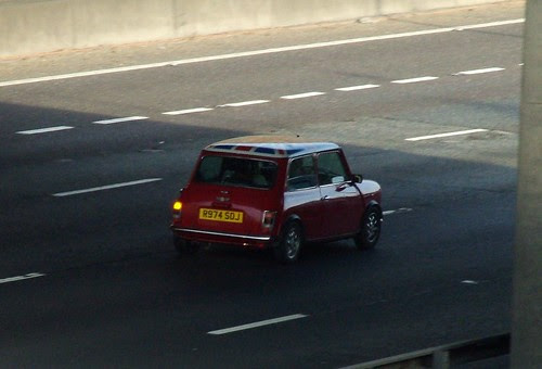 Mini Cooper Classic Red. 1997 Classic Red Rover Mini Cooper