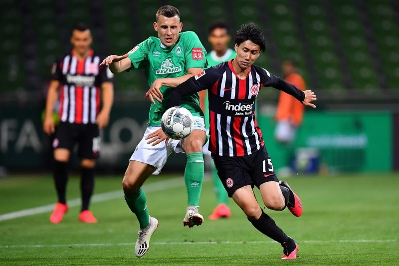 ブンデス再開後初の日本人対決はフランクフルトに軍配 長谷部 鎌田 大迫が先発出場 サッカーダイジェストweb