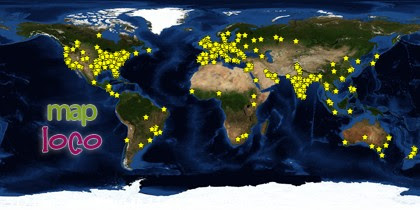 Locations of Site Visitors