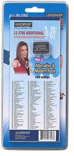 Leadsinger LS-3C02 Alternative Modern Rock Cartridge for LS-3000 Series Karaoke System (150 Songs)