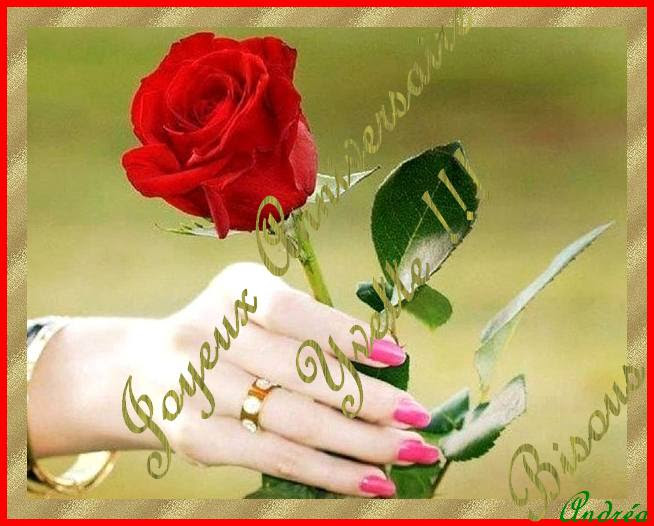 Joyeux Anniversaire Yvette