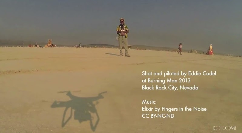 Drone's eye view of Burning Man 2013 - YouTube