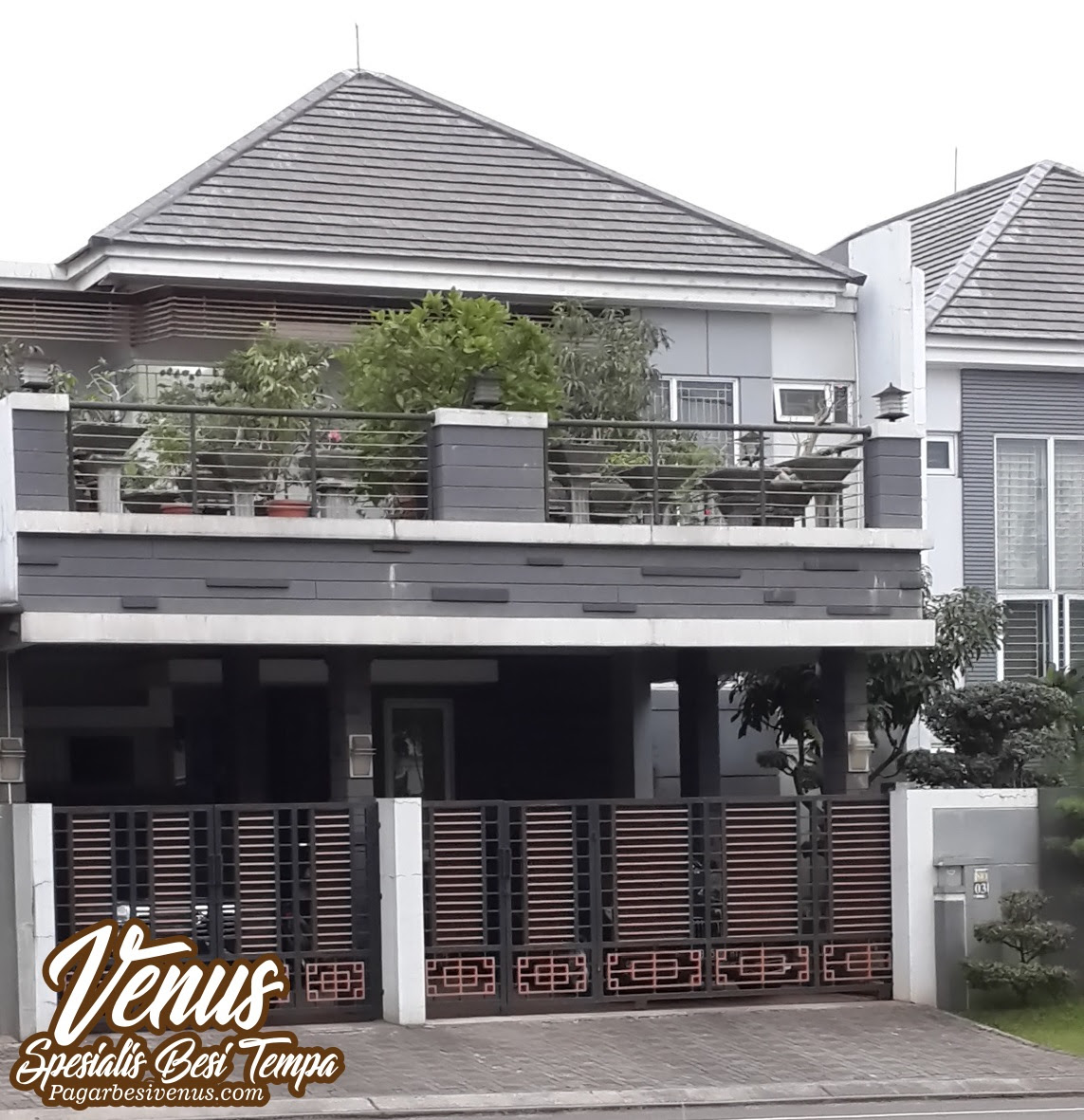 Pagar Rumah Mewah Minimalis Modern Homkonsep Pagar Rumah Mewah Minimalis Modern Homkonsep