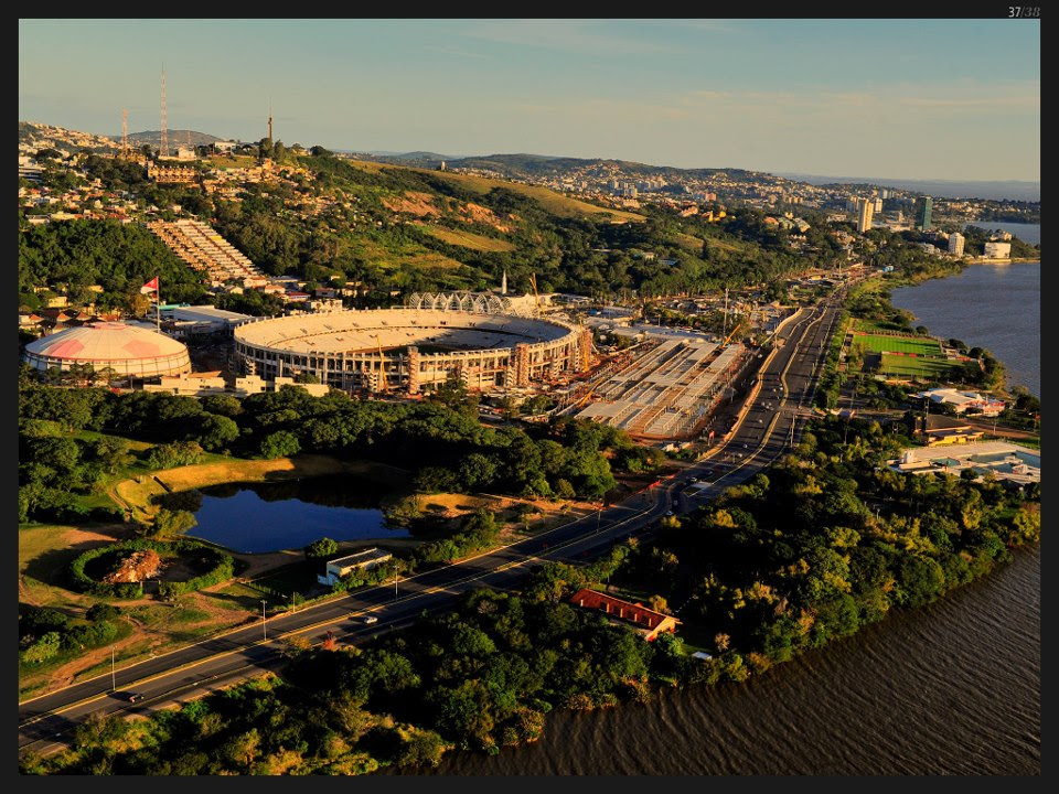 Foto: Beira-Rio, Porto Alegre. Fonte: Blog Porto Imagem
