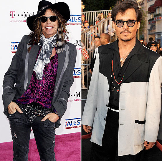 Steven Tyler e Johnny Depp estão trabalhando juntos em novas composições