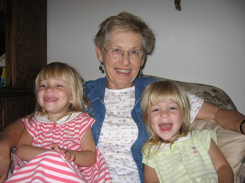 Great-grandma and girls
