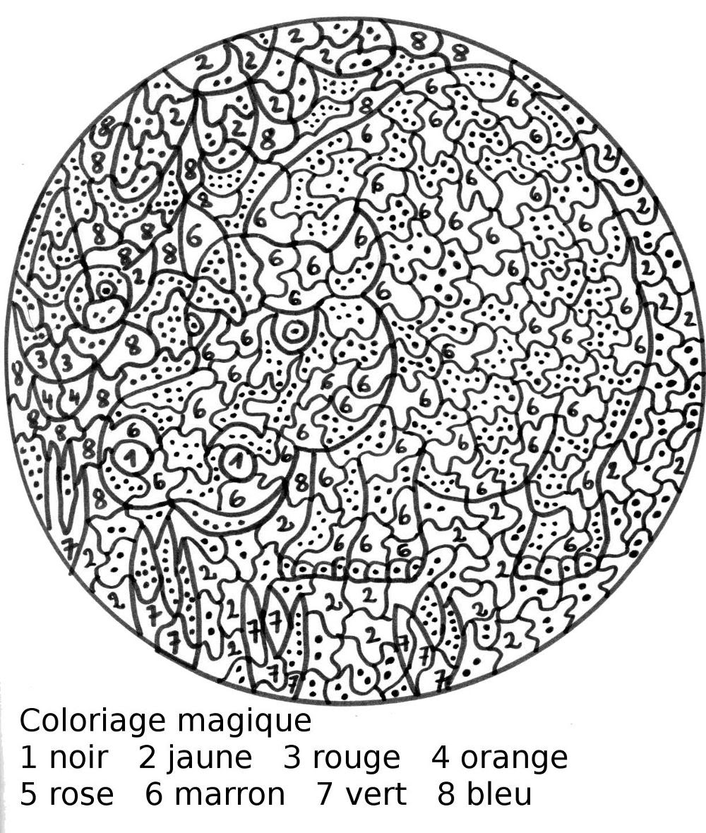 Image Coloriage magique gratuit