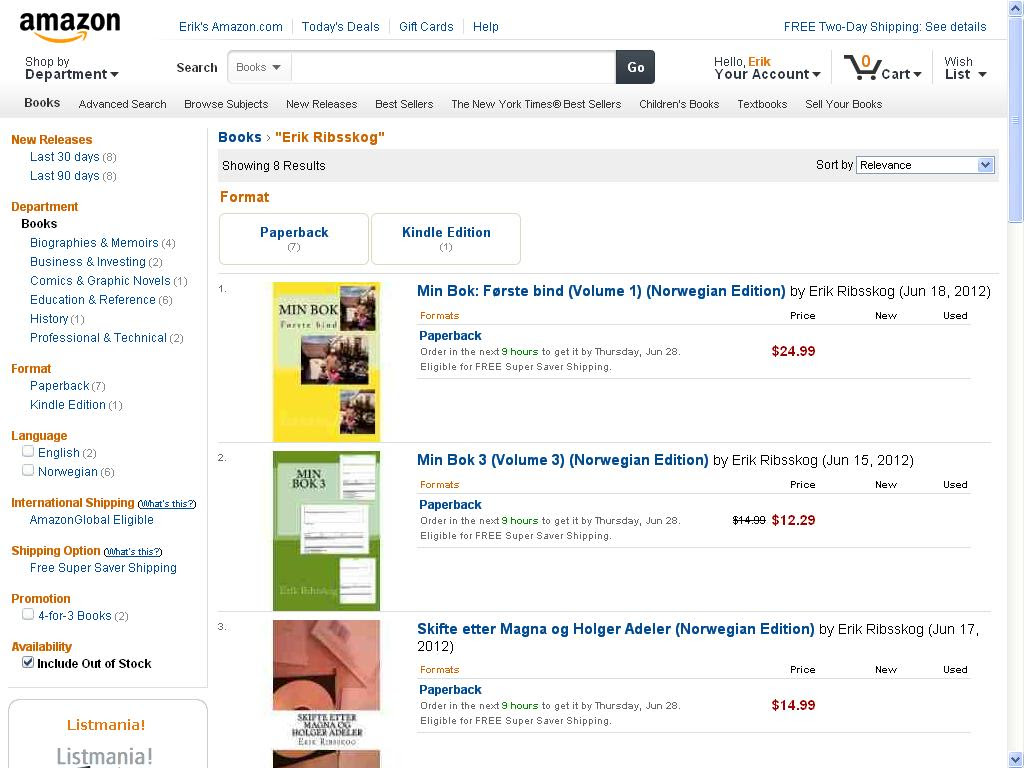 amazon min bok 3 tilbud