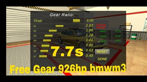 car parking multiplayer gear ratio youtube